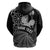 Personalised New Zealand Aotearoa Darts Masters Zip Hoodie Silver Fern and Maori Spirit - Polynesian Pride