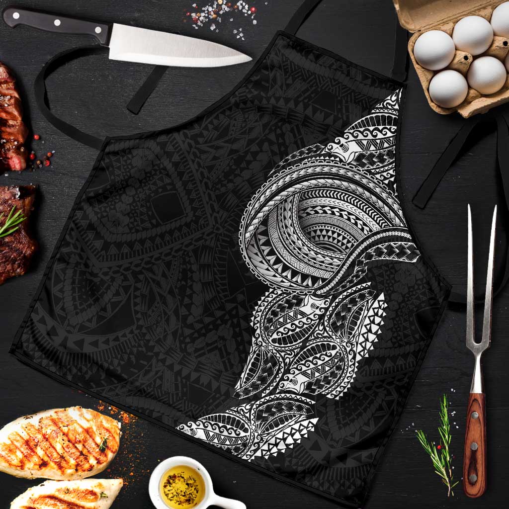 Traditional Polynesian Art Tattoos Apron Black Color LT03 Black - Polynesian Pride