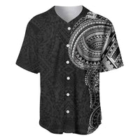 Traditional Polynesian Art Tattoos Baseball Jersey Black Color - Polynesian Pride