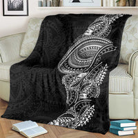 Traditional Polynesian Art Tattoos Blanket Black Color - Polynesian Pride