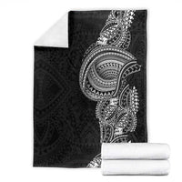 Traditional Polynesian Art Tattoos Blanket Black Color - Polynesian Pride