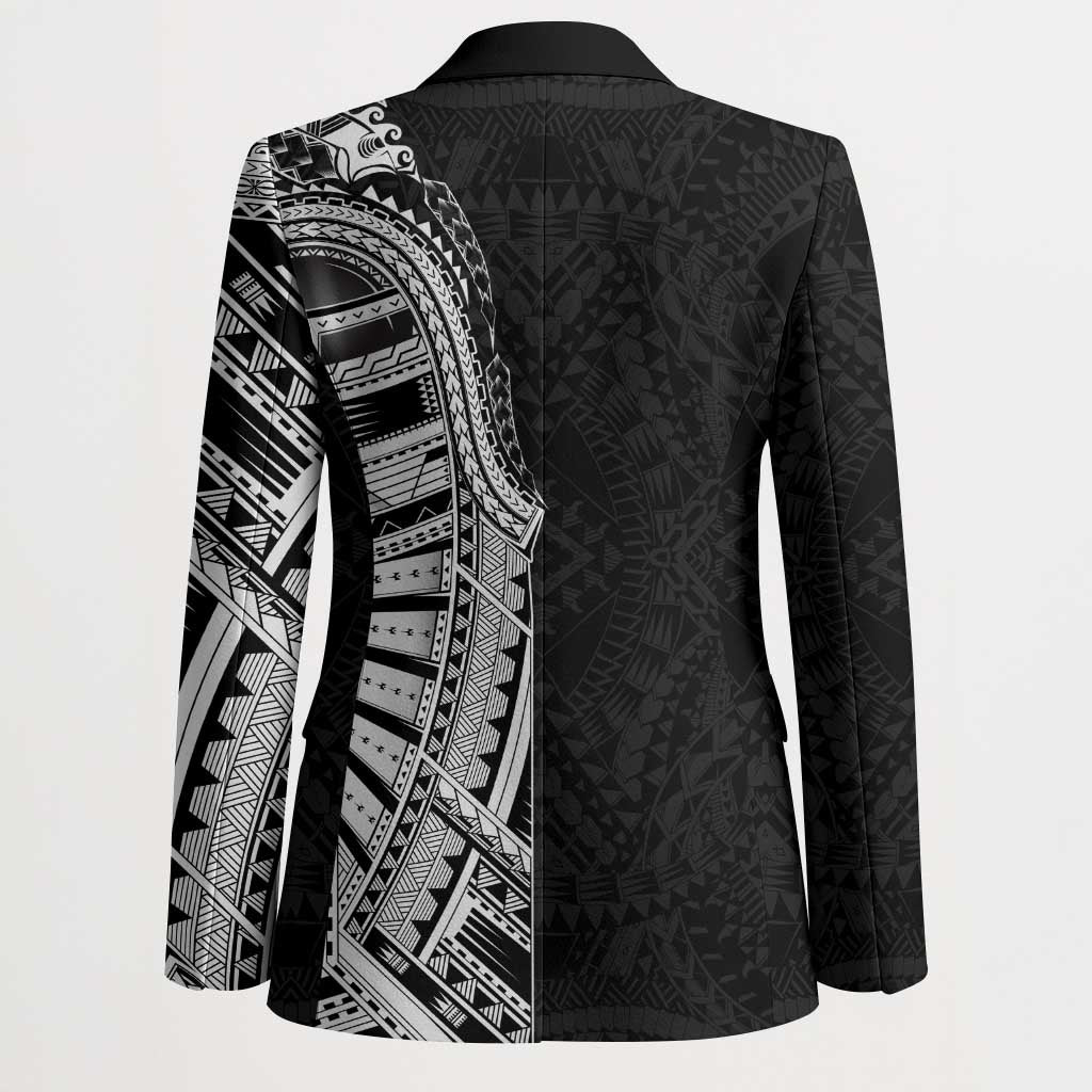 Traditional Polynesian Art Tattoos Blazer Black Color LT03 - Polynesian Pride