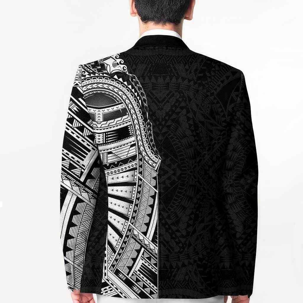Traditional Polynesian Art Tattoos Blazer Black Color LT03 - Polynesian Pride