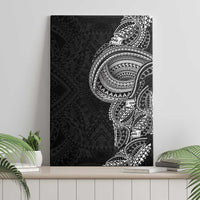 Traditional Polynesian Art Tattoos Canvas Wall Art Black Color LT03 - Polynesian Pride