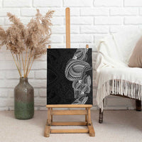 Traditional Polynesian Art Tattoos Canvas Wall Art Black Color LT03 - Polynesian Pride