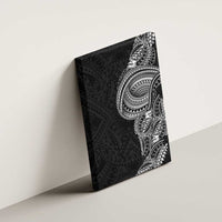 Traditional Polynesian Art Tattoos Canvas Wall Art Black Color LT03 - Polynesian Pride