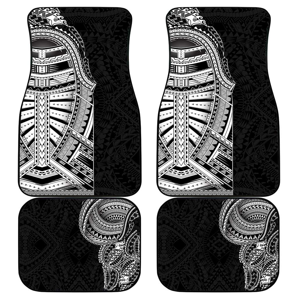 Traditional Polynesian Art Tattoos Car Mats Black Color LT03 - Polynesian Pride
