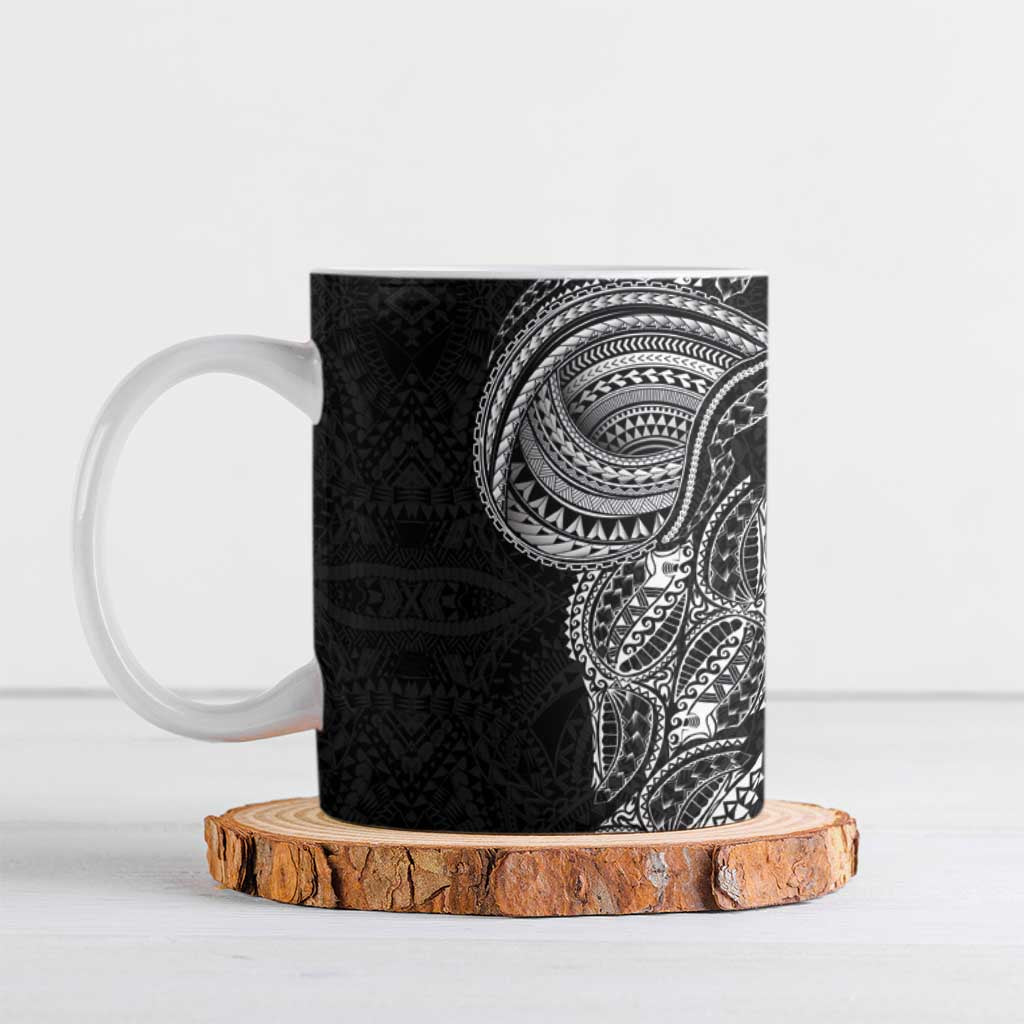 Traditional Polynesian Art Tattoos Ceramic Mug Black Color LT03 Black - Polynesian Pride