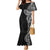 Traditional Polynesian Art Tattoos Family Matching Mermaid Dress and Hawaiian Shirt Black Color - Polynesian Pride