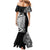 Traditional Polynesian Art Tattoos Family Matching Mermaid Dress and Hawaiian Shirt Black Color - Polynesian Pride