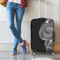 Traditional Polynesian Art Tattoos Luggage Cover Black Color - Polynesian Pride