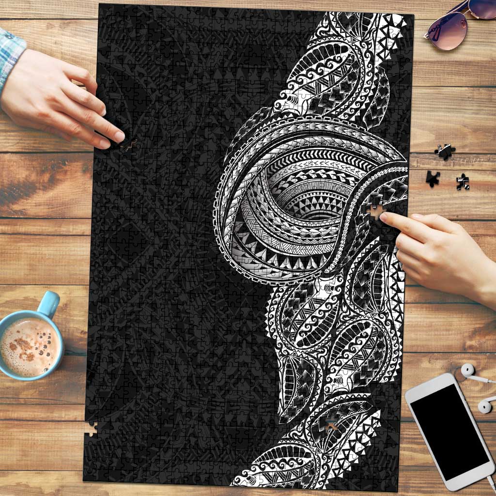 Traditional Polynesian Art Tattoos Puzzle Black Color LT03 Black - Polynesian Pride