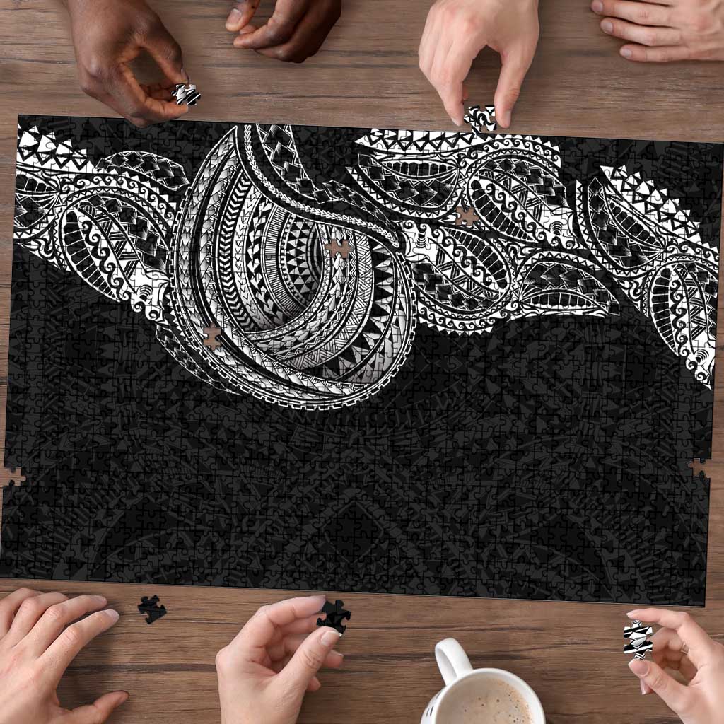 Traditional Polynesian Art Tattoos Puzzle Black Color LT03 - Polynesian Pride