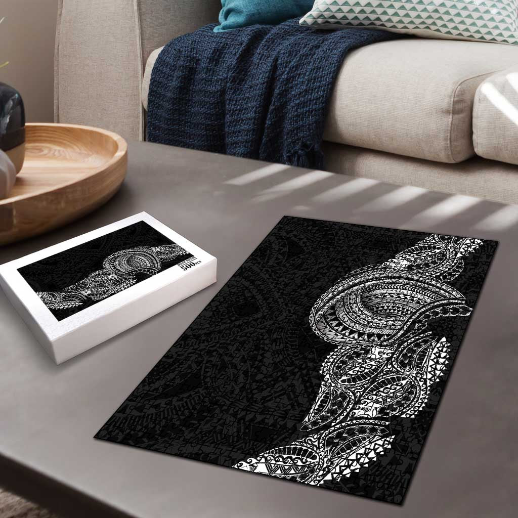 Traditional Polynesian Art Tattoos Puzzle Black Color LT03 - Polynesian Pride