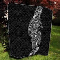 Traditional Polynesian Art Tattoos Quilt Black Color - Polynesian Pride