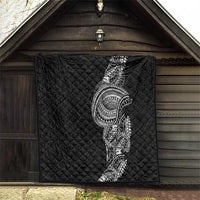 Traditional Polynesian Art Tattoos Quilt Black Color - Polynesian Pride