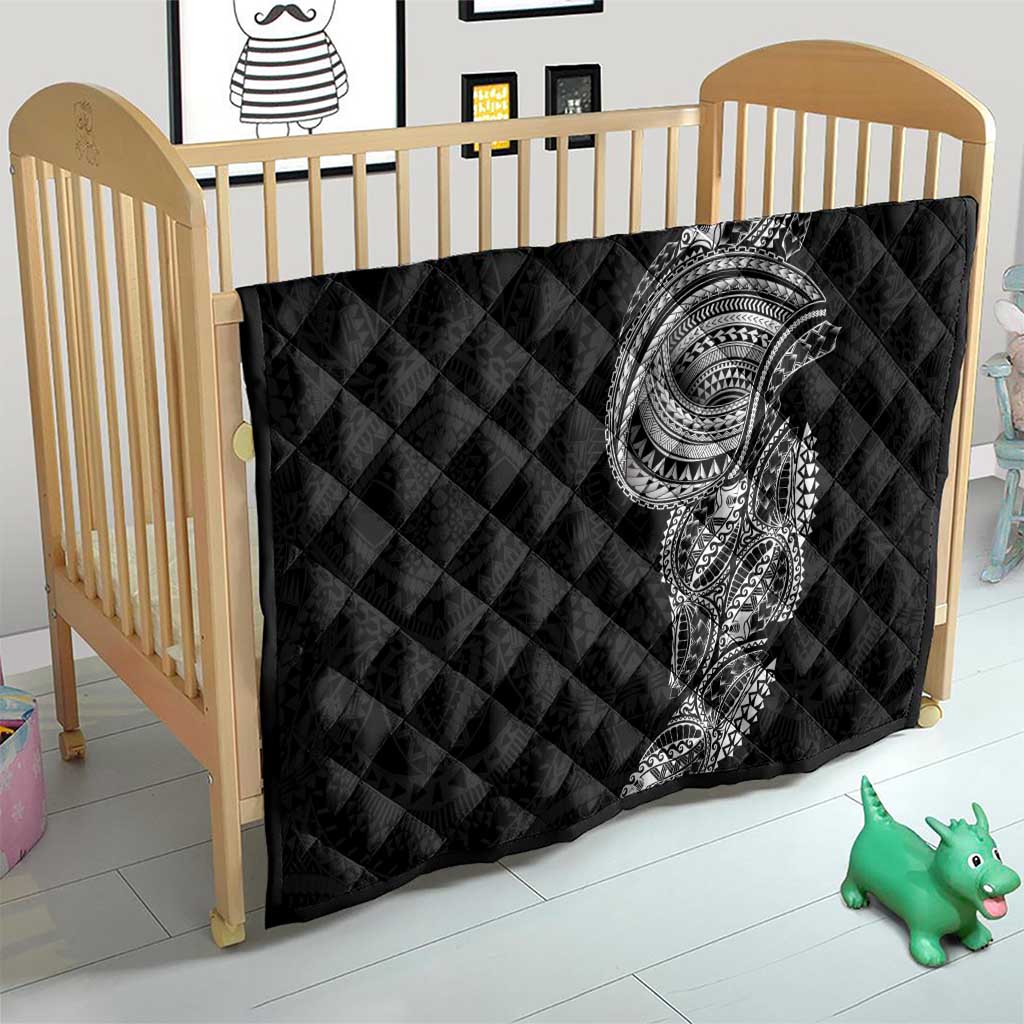 Traditional Polynesian Art Tattoos Quilt Black Color - Polynesian Pride