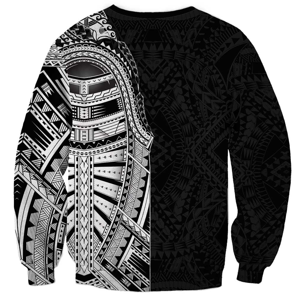 Traditional Polynesian Art Tattoos Sweatshirt Black Color LT03 - Polynesian Pride