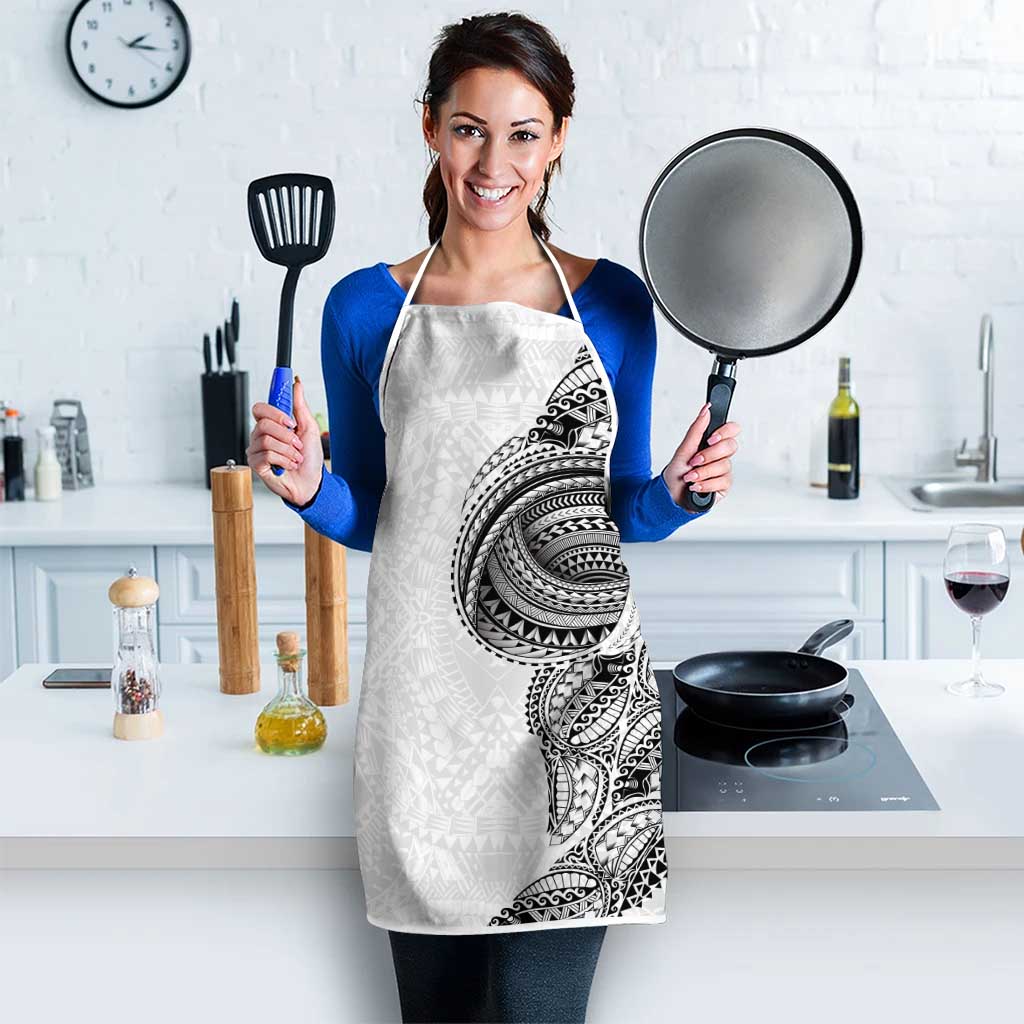 Traditional Polynesian Art Tattoos Apron White Color LT03 - Polynesian Pride