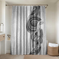 Traditional Polynesian Art Tattoos Bathroom Set White Color - Polynesian Pride