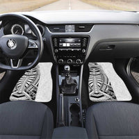 Traditional Polynesian Art Tattoos Car Mats White Color LT03 Set 2pcs - Front White - Polynesian Pride