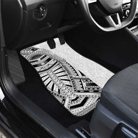 Traditional Polynesian Art Tattoos Car Mats White Color LT03 - Polynesian Pride
