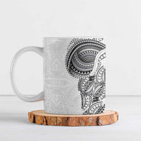 Traditional Polynesian Art Tattoos Ceramic Mug White Color LT03 White - Polynesian Pride