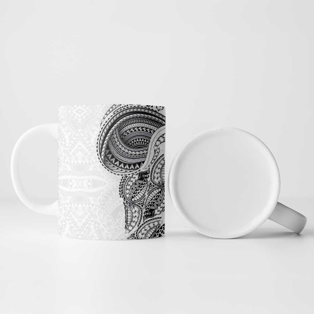Traditional Polynesian Art Tattoos Ceramic Mug White Color LT03 - Polynesian Pride