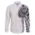 Traditional Polynesian Art Tattoos Family Matching Long Sleeve Bodycon Dress and Hawaiian Shirt White Color - Polynesian Pride