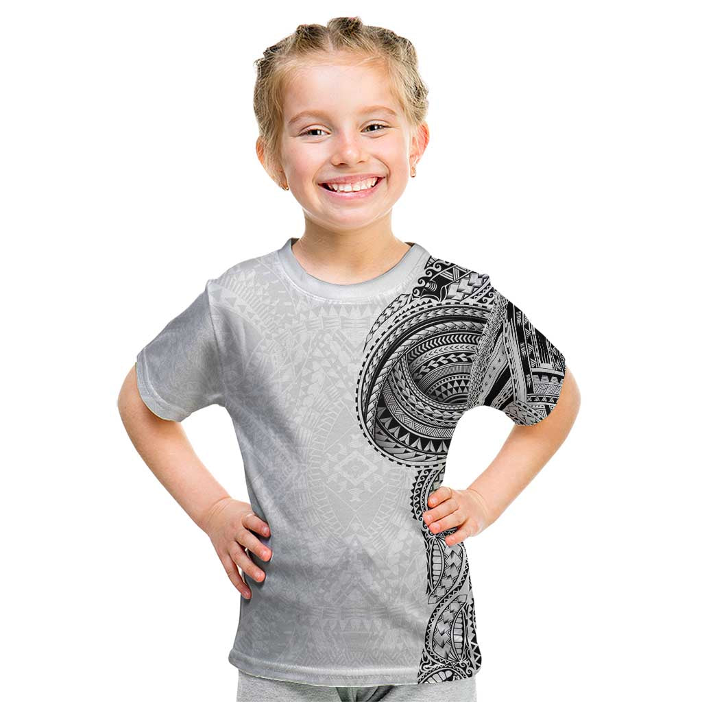 Traditional Polynesian Art Tattoos Kid T Shirt White Color - Polynesian Pride