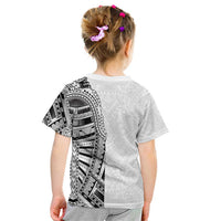 Traditional Polynesian Art Tattoos Kid T Shirt White Color - Polynesian Pride