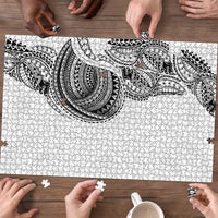 Traditional Polynesian Art Tattoos Puzzle White Color LT03 - Polynesian Pride
