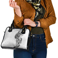 Traditional Polynesian Art Tattoos Shoulder Handbag White Color - Polynesian Pride