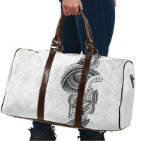 Traditional Polynesian Art Tattoos Travel Bag White Color - Polynesian Pride