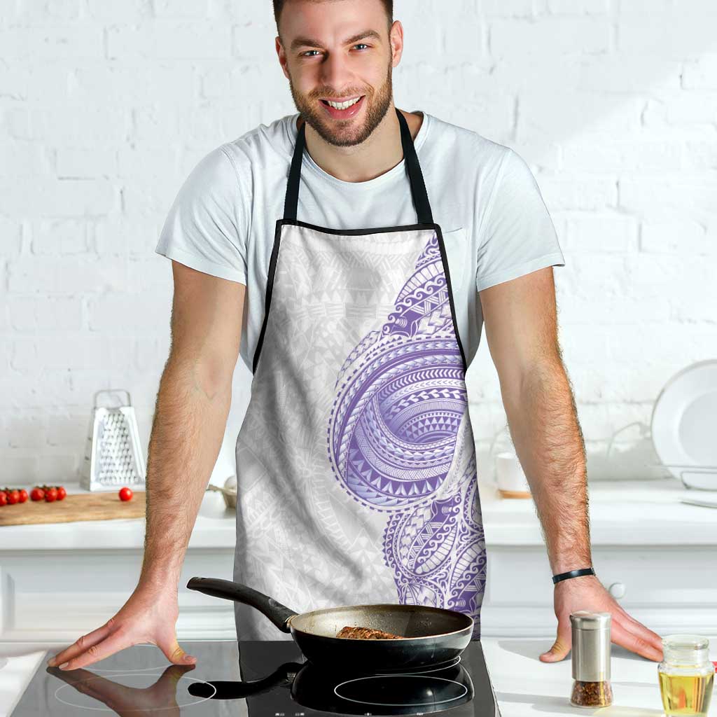 Traditional Polynesian Art Tattoos Apron Purple Color LT03 - Polynesian Pride