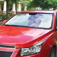 Traditional Polynesian Art Tattoos Auto Sun Shade Purple Color - Polynesian Pride