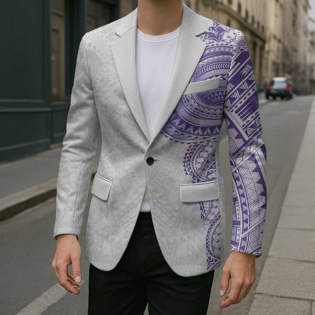 Traditional Polynesian Art Tattoos Blazer Purple Color LT03 - Polynesian Pride