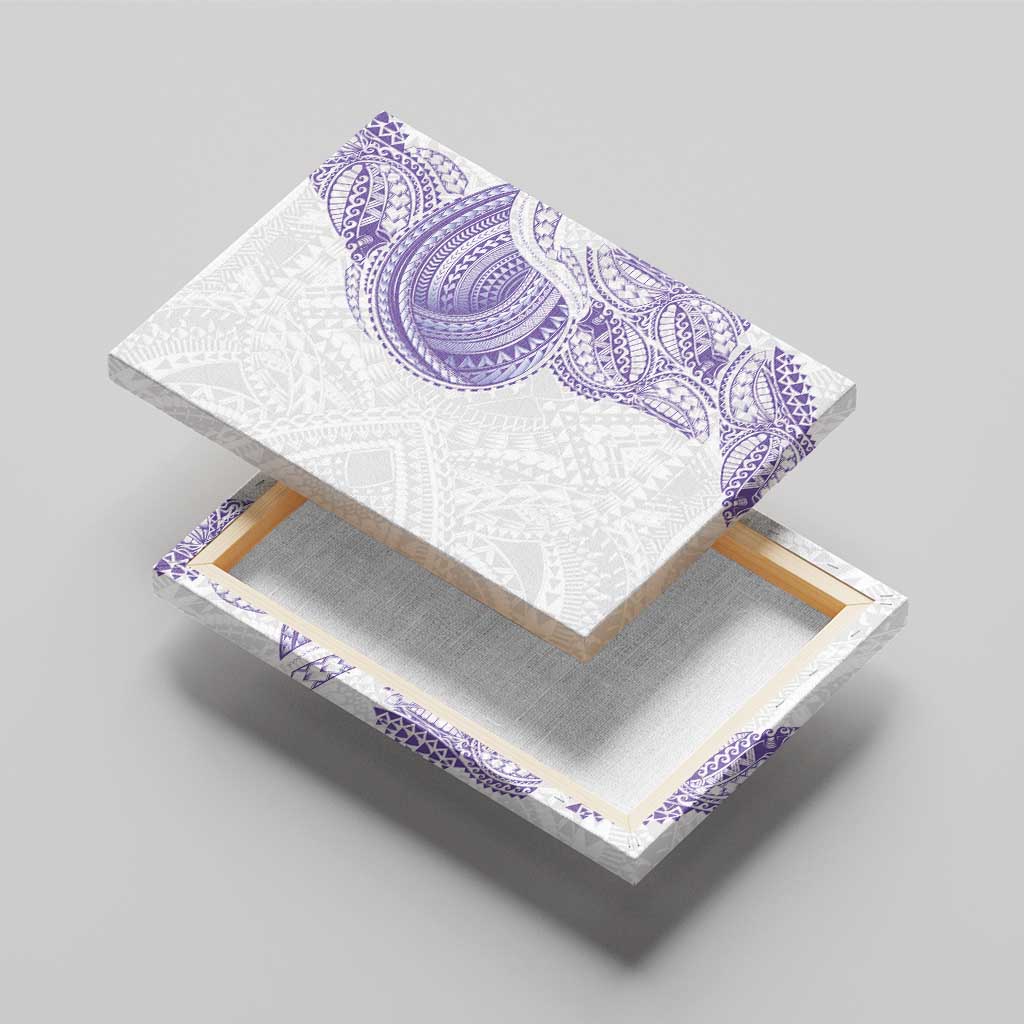 Traditional Polynesian Art Tattoos Canvas Wall Art Purple Color LT03 - Polynesian Pride