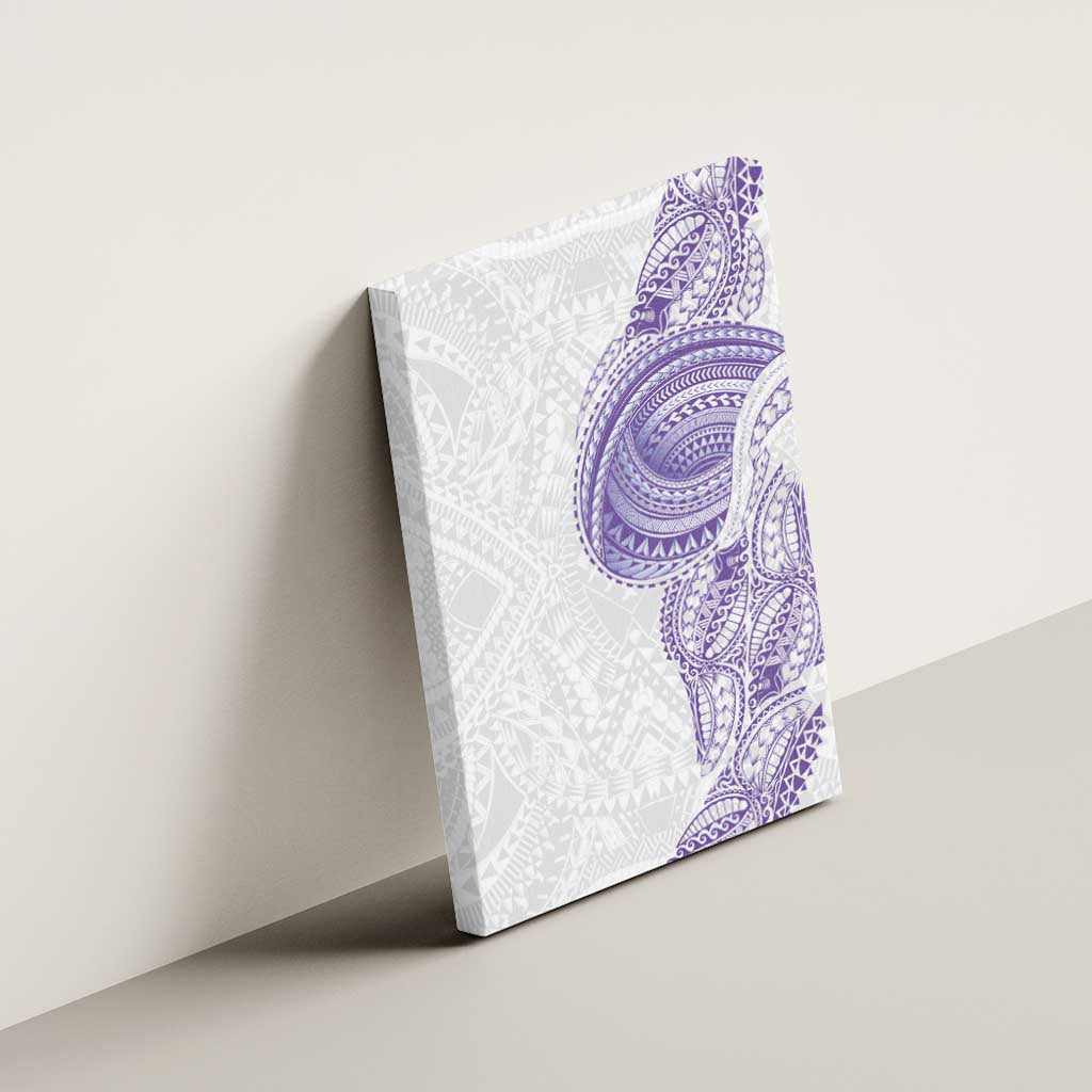 Traditional Polynesian Art Tattoos Canvas Wall Art Purple Color LT03 - Polynesian Pride