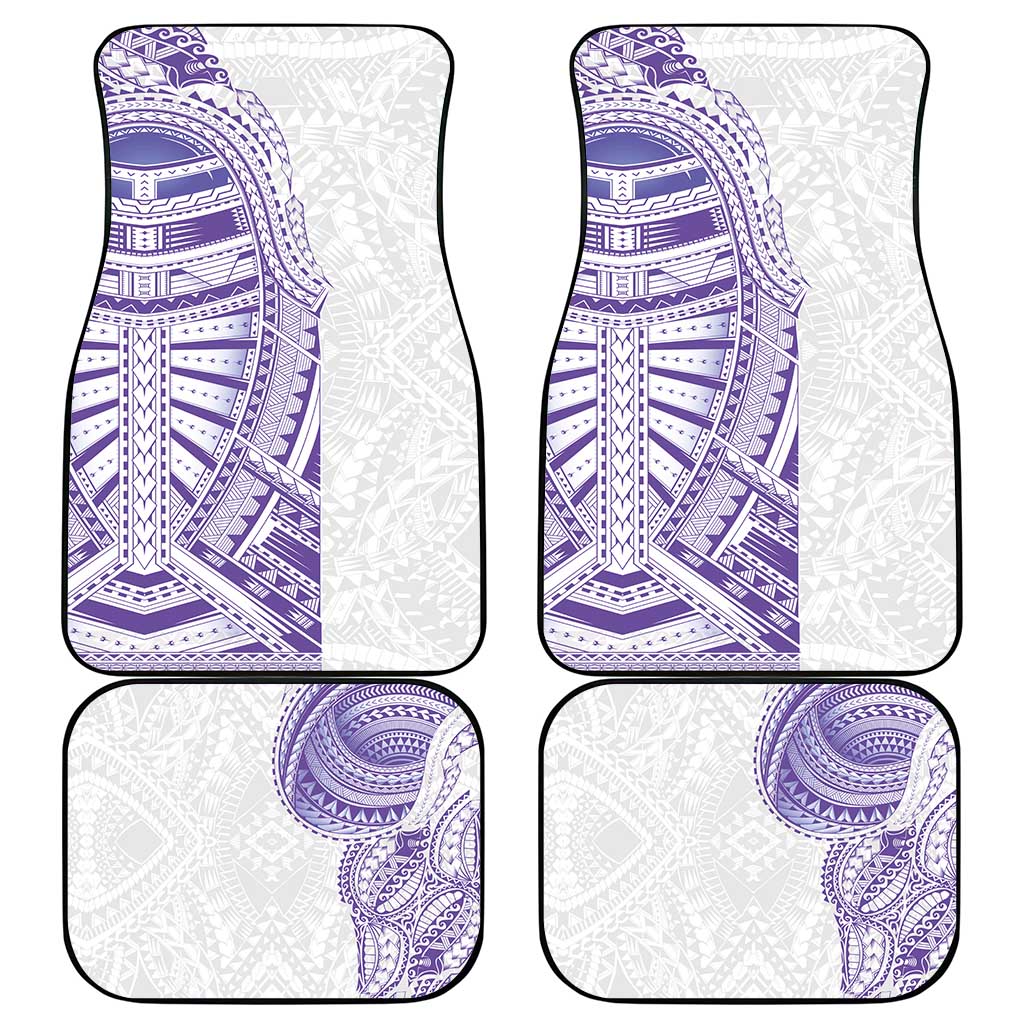 Traditional Polynesian Art Tattoos Car Mats Purple Color LT03 - Polynesian Pride
