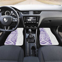 Traditional Polynesian Art Tattoos Car Mats Purple Color LT03 Set 2pcs - Front Purple - Polynesian Pride