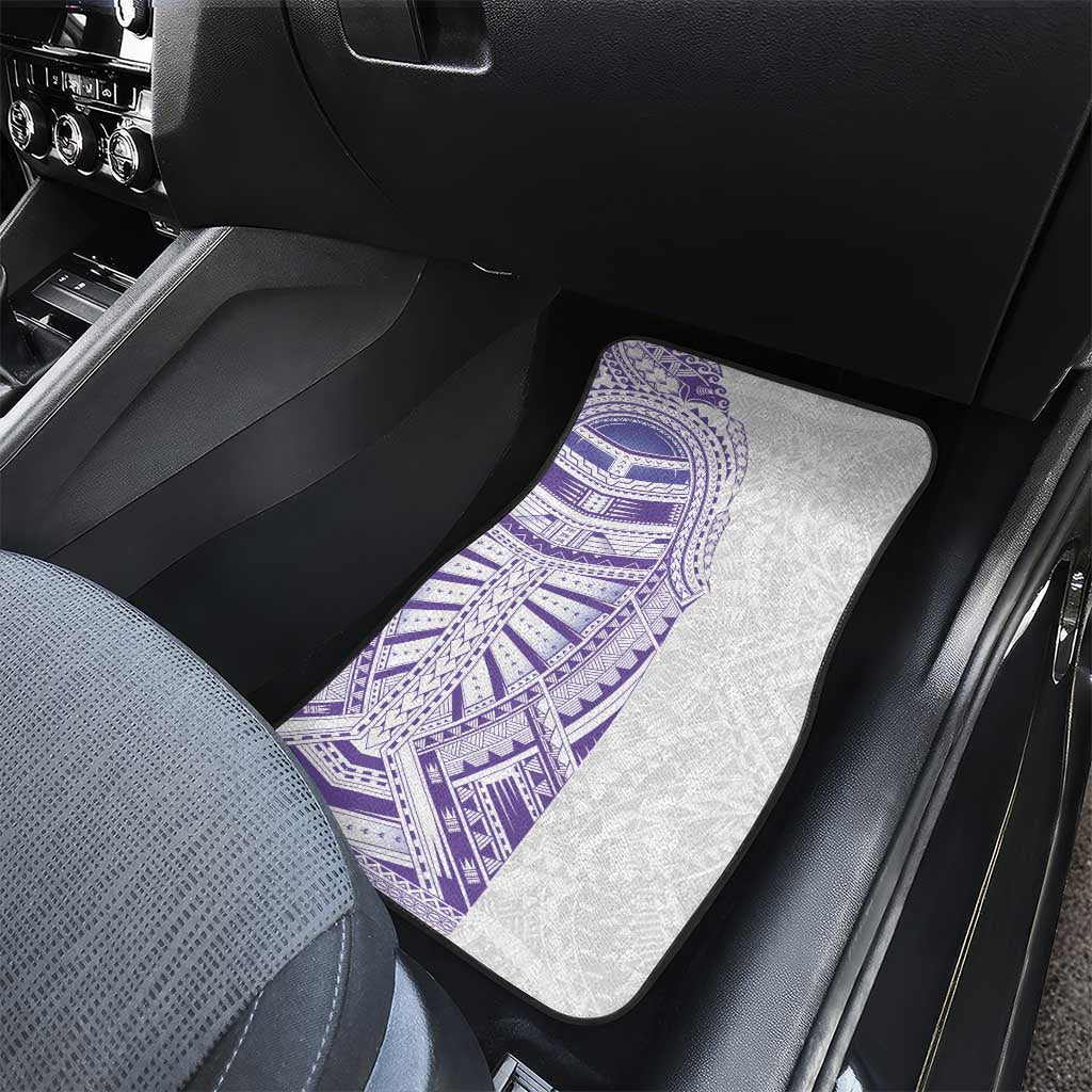 Traditional Polynesian Art Tattoos Car Mats Purple Color LT03 - Polynesian Pride