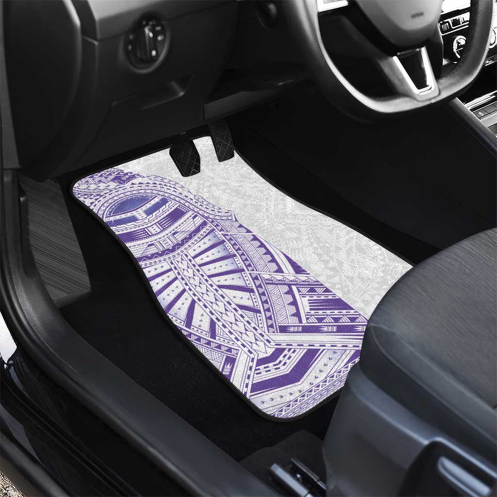 Traditional Polynesian Art Tattoos Car Mats Purple Color LT03 - Polynesian Pride
