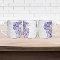 Traditional Polynesian Art Tattoos Ceramic Mug Purple Color LT03 - Polynesian Pride