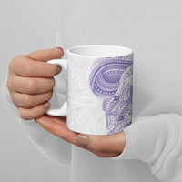 Traditional Polynesian Art Tattoos Ceramic Mug Purple Color LT03 - Polynesian Pride