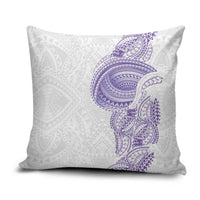 Traditional Polynesian Art Tattoos Pillow Cover Purple Color - Polynesian Pride