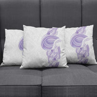 Traditional Polynesian Art Tattoos Pillow Cover Purple Color - Polynesian Pride