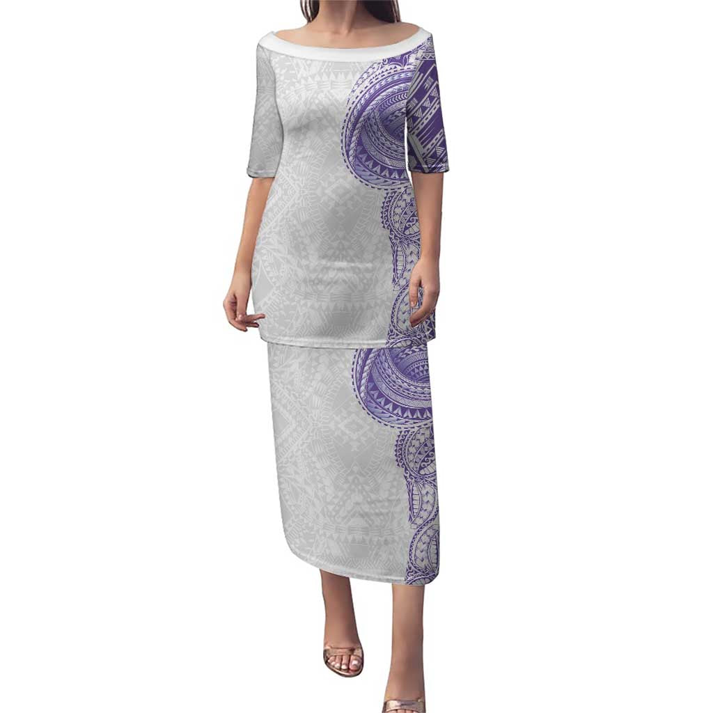 Traditional Polynesian Art Tattoos Puletasi Purple Color - Polynesian Pride