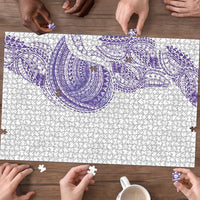 Traditional Polynesian Art Tattoos Puzzle Purple Color LT03 - Polynesian Pride