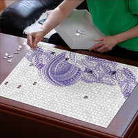Traditional Polynesian Art Tattoos Puzzle Purple Color LT03 - Polynesian Pride